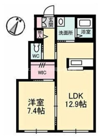 コーポ　カノン　B棟の物件間取画像